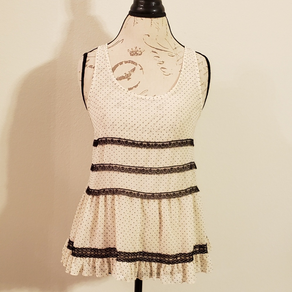 💖HOST PICK!💖🌸Manteau Polkadot Tanktop